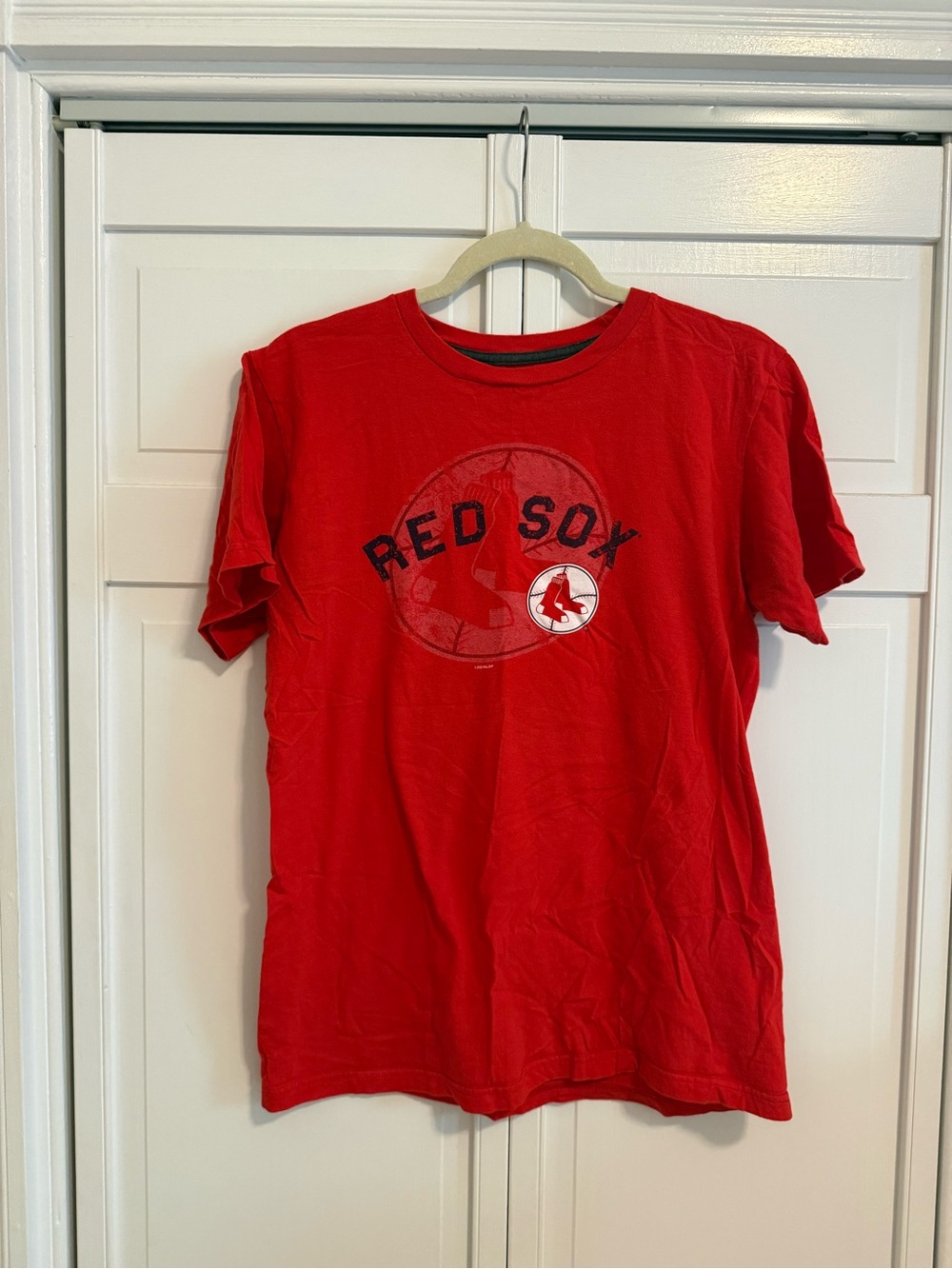 MLB Boston Red Sox Men's Red Short Sleeve Graphic Tee